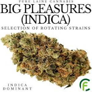 Pure Laine - Big Pleasures (Indica) 28g Dried Flower