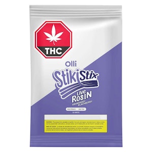 Olli Brands Inc. - Olli Stickistix | Live Rosin Grandaddy Blackberry 100 THC Multipack | 10 pack