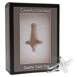 CannAccessories - ACC - CannAccessories - Spinner Top Quartz Carb Cap