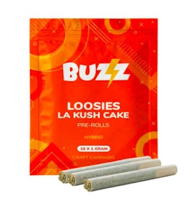 Buzz Cannabis - Buzz Cannabis - Loosies LA Kush Cake Pre Rolls - 10x1g