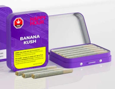 Happy Hour - Happy Hour - Banana Kush Pre Rolls - 10 x 0.5g