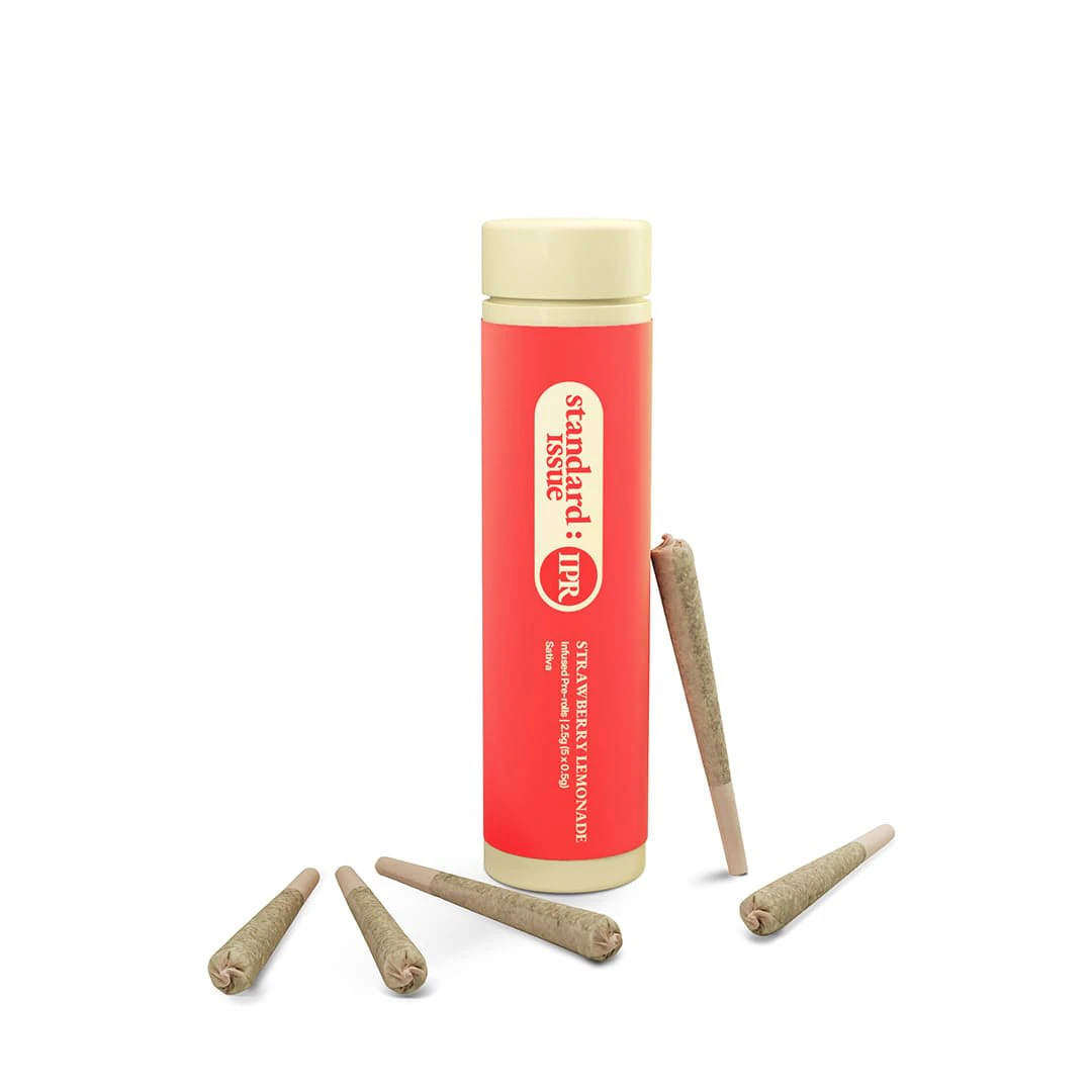 Standard Issue - Strawberry Lemonade 5 x 0.5g Distillate Infused Pre-Rolls Main Image