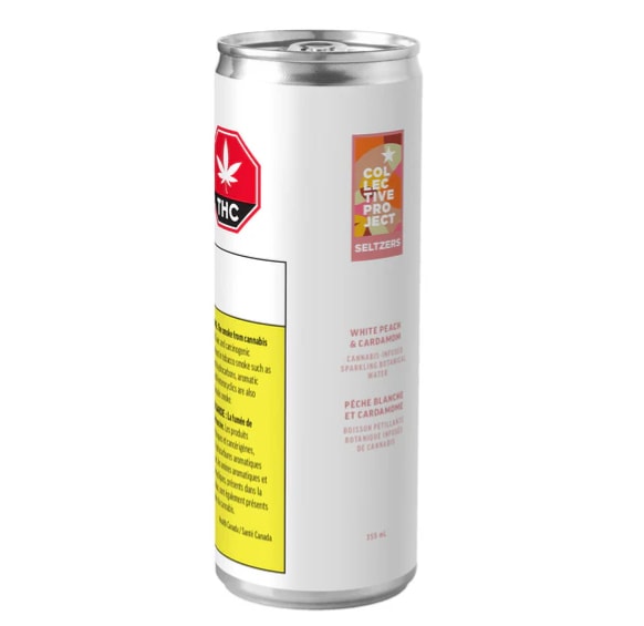 White Peach & Cardamom Sparkling Water (10mg)