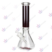 14" Luxury Pattern 9mm Glass Bong LV