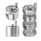 Manual Metal Grinder 4 pc Assorted Color