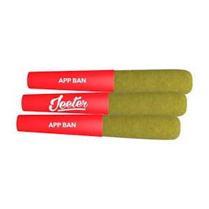 Baby Jeeter - Apples and Bananas 3 x 0.5g Infused Pre-Rolls