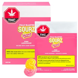 SOURZ by Spinach® - Fully Blasted Pink Lemonade Gummies | 5-Pack