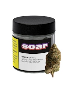Soar - 187 Kush 7g Dried Flower