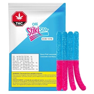 STIKISTIX - Razzy Pink Lemonade 3:1 CBG/THC 1x10g  Soft Chew