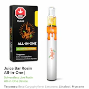 Juice Bar Rosin - LARANJAZZ- (Tropicanna Cookies X Banana Zkittlez) Aio 0.5g Disposable Pens