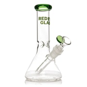 8" Beaker Base Water Pipe - Green