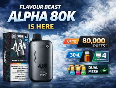 Pacific Smoke International - Flavour Beast Alpha 80k - Wild White Grape Iced