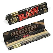 King Size Slim RAW Black Artisan Rolling Papers