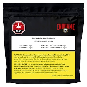 Endgame - Rotten Rainbow 1g  Live Resin - Endgame
