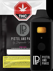 Pistol and Paris - PISTOL AND PARIS | PINK GOO CURED RESIN DISPOSABLE VAPE - 1