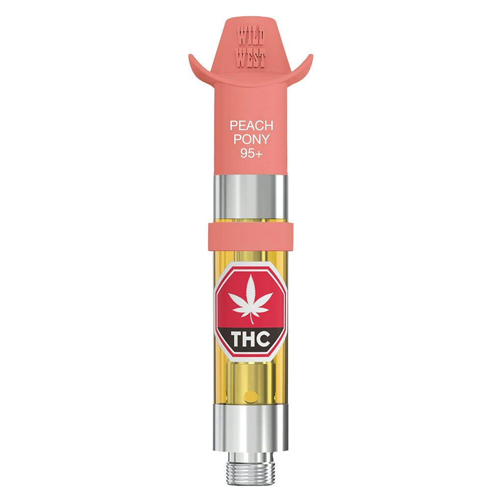 Wild West - Peach Pony Liquid Diamond 0.95g Prefilled Vape Cartridge