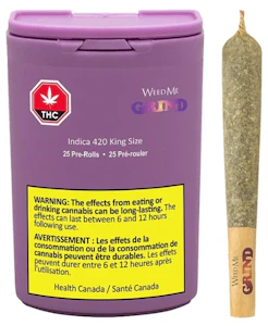 Weed Me - WEED ME - Indica 420 King Size 25 x 0.7g Pre-Rolls