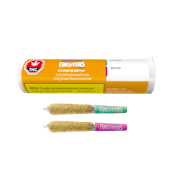 Rizzlers - Twisters - Blud Orange & Berry Drip Hybrid Infused Pre-Rolls - 2x0.5g