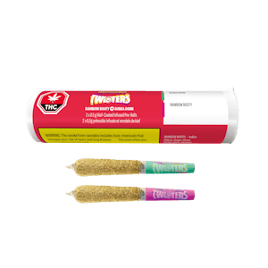 Rizzlers - Rizzlers - Twisters - Rainbow Booty + Bubba Bomb Infused Pre-Rolls - 2x0.5g