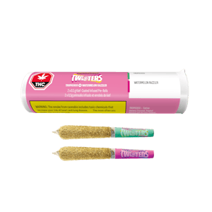 Rizzlers - Rizzlers - Twisters - Tropicoco & Watermelon Razzler Hybrid Infused Pre-Rolls - 2x0.5g