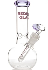 West Coast Gifts - ACC - Red Eye Glass - 8" Tall Purple Bubble Base