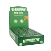 Elements Green Unrefined Rolling Papers - 11/4
