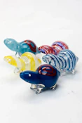 3" Turtle Shape Glass Hand Pipe