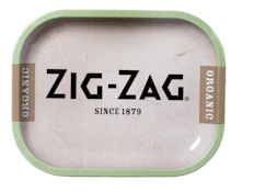 SMALL- ORGANIC METAL ROLLING ORGANIC TRAY GREEN