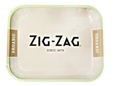LARGE- METAL ROLLING TRAY ORGANIC "GREEN"