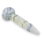 4" Glass Hand Pipe - BLUE