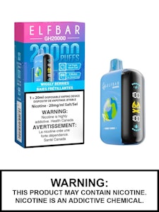 Smoke Tokes - Elfbar GH20k Puffs - Wiggly Berries