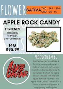 Cake & Caviar by Habitat - 14G - CAKE & CAVIAR - APPLE ROCK CANDY