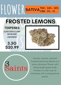 3Saints - 3.5G - 3SAINTS - FROSTED LEMONS