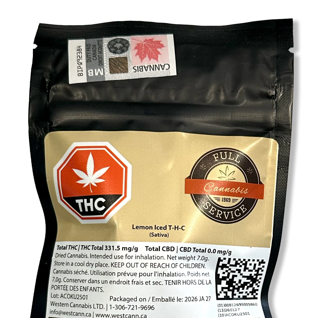 Full Service - LEMON ICED THC 7G Main Image