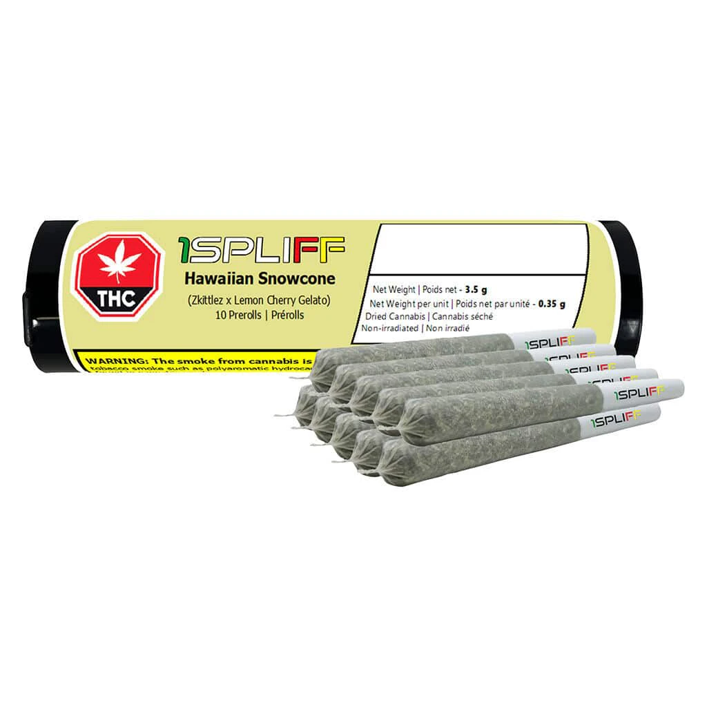 1SPLIFF - Hawaiian Snowcone 10 x 0.35g Pre-Rolls Main Image