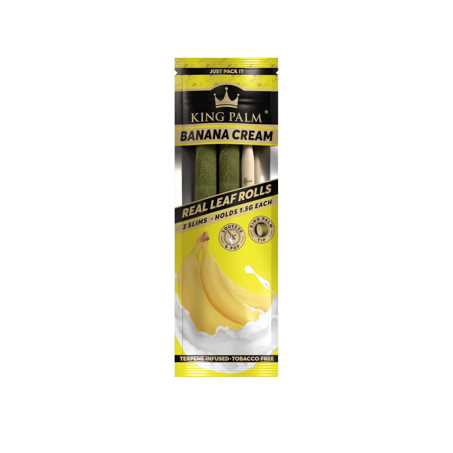 Maq Wholesale Distributors - King Palm Banana Cream Slims 2 pack Main Image