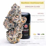 Dragon Glass(Black Runtz x Good Greens Candy) 7g Flower