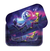 Roll N Go Rolling Tray - Blunt Orbit - Medium