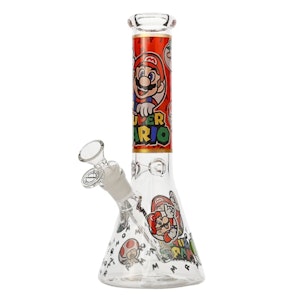 SmokeArs - 10" 4mm Arsenal Arcade Hero Glass Bong