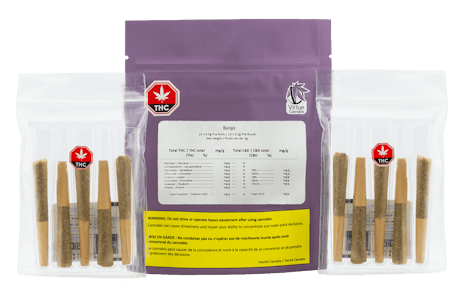Virtue Cannabis - Banjo 10 x 0.5g Pre-Rolls