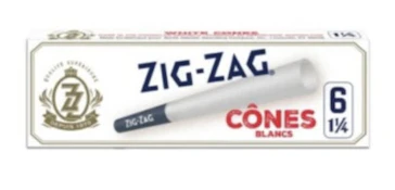 WHITE 1 1/4 CONES (6 PACK)