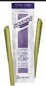 KUSH WRAPS- PURPLE HEMP WRAPS (2 LARGE)