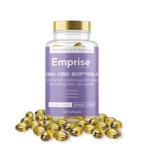 Emprise - Emprise 1000mg CBG & 5000mg CBD - 100 caps