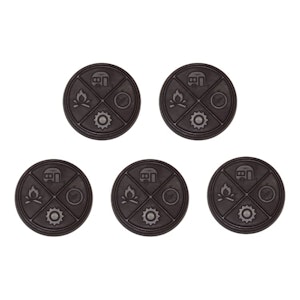 The Hazy Camper - 5 x 10mg Hazy Mint Dark Chocolate Multi Pack