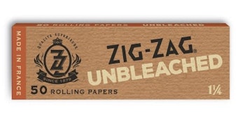 ZIG-ZAG  - Unbleached 1 1/4" Rolling Papers | 25 pack