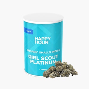 Happy Hour - Happy Hour | Organic Smalls Indica (Girl Scout Platinum) | 7 g