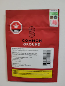 National Cannabis Distribution - Common Ground Strawberry Pie 7g Milled Dried Flower