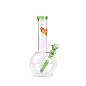 Red Eye Glass - Red Eye Glass Little Bro Bubble Bong - 10" - Green