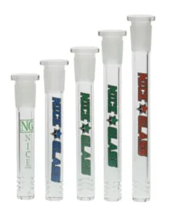 Nice Glass - NG - Open Ended Downstem 4"