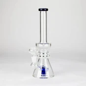 11" Shower Head Water Diffuser Glass Bong - BLUE